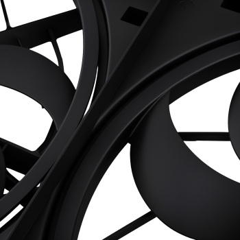 2300 RPM Cooling Fan compatible for Nissan Rogue 2014-2020 214814BA0A 214815HA0A