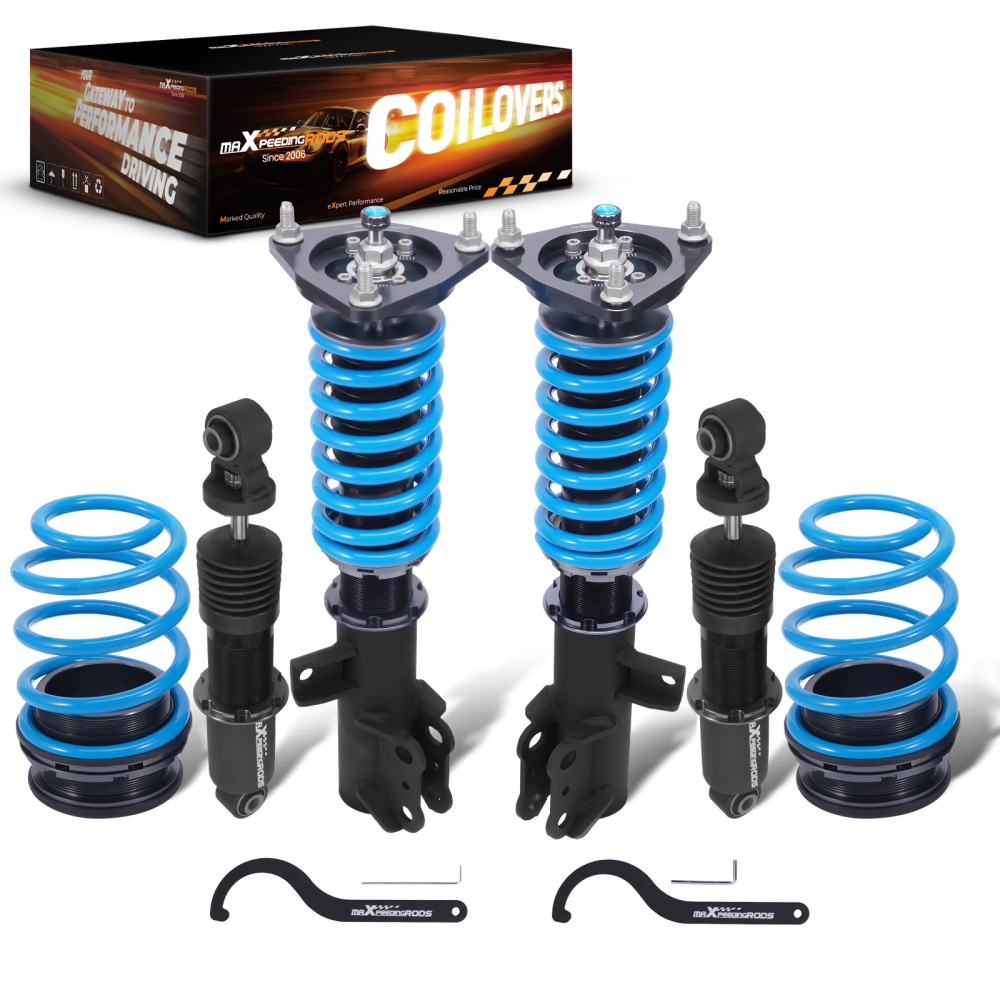 MaXpeedingrods T6 Coilover Lowering Shocks Kit compatible for Kia Forte Koup 2010-2013