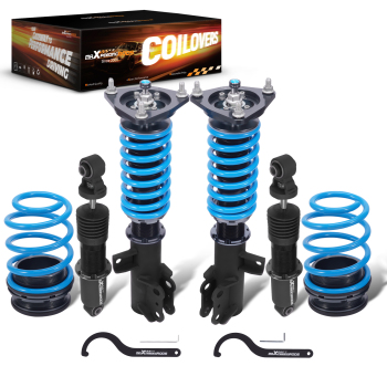 MaXpeedingrods T6 Coilover Lowering Shocks Kit compatible for Kia Forte Koup 2010-2013