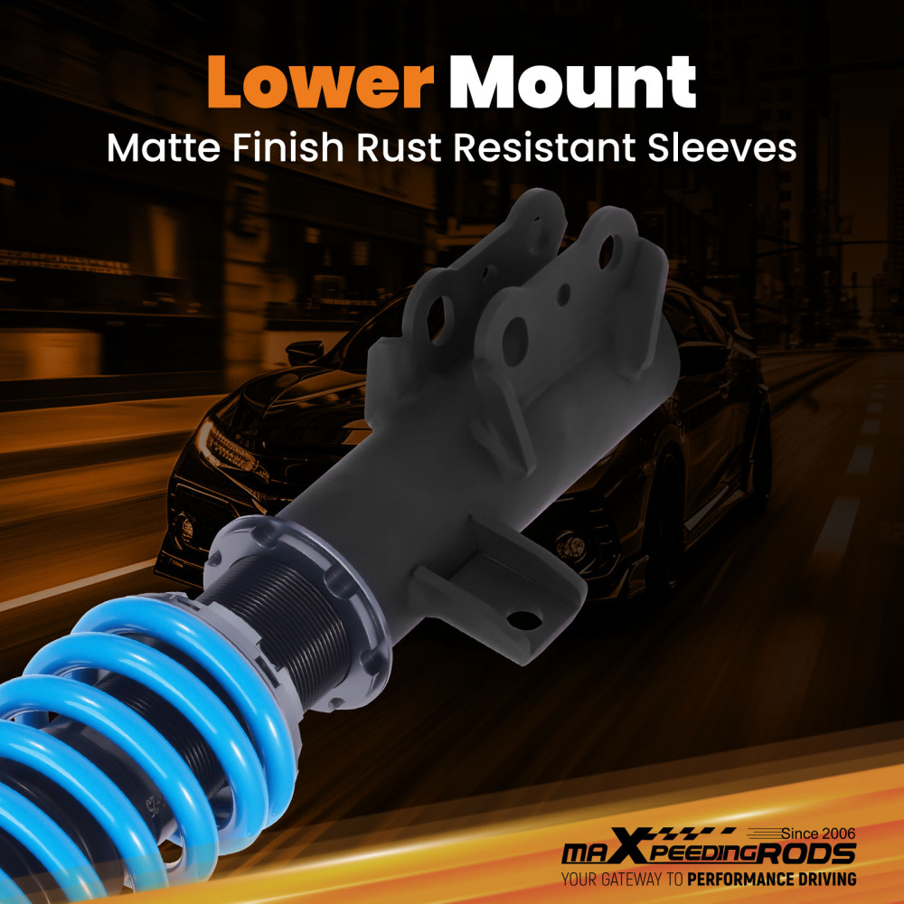 MaXpeedingrods T6 Coilover Lowering Shocks Kit compatible for Kia Forte Koup 2010-2013