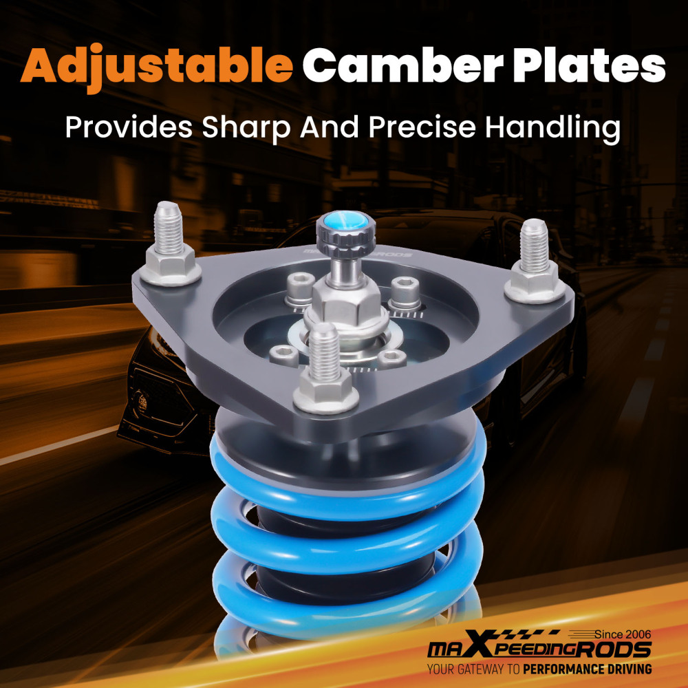 MaXpeedingrods T6 Coilover Lowering Shocks Kit compatible for Kia Forte Koup 2010-2013