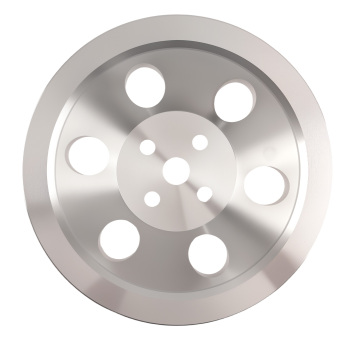 2 Double Groove V-Belt Pulley compatible for Chevy SBC 283-350 Short Water Pump System