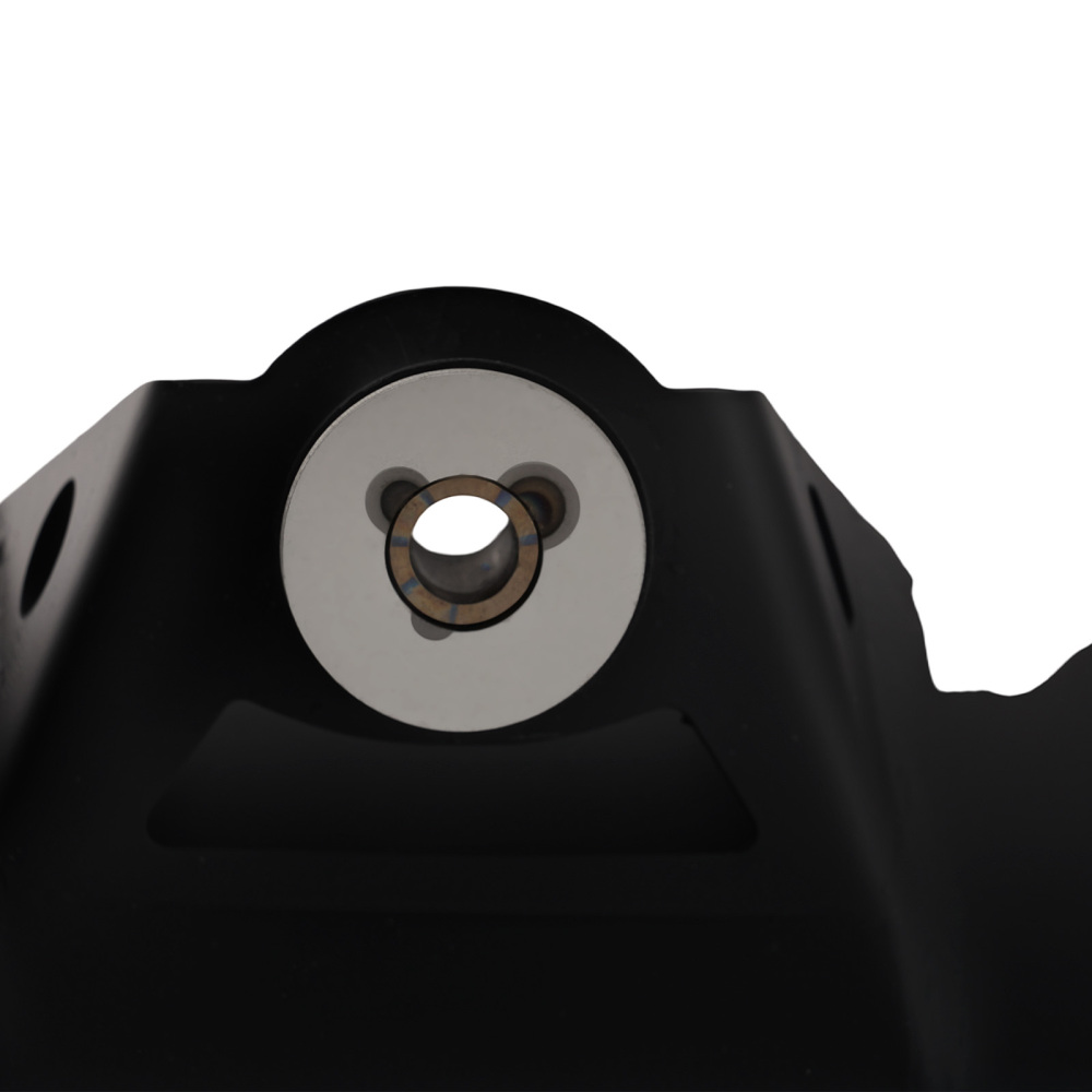 Black Exhaust Muffler Assembly compatible for Honda TRX500FE/FM Foreman 4x4 2007-2011