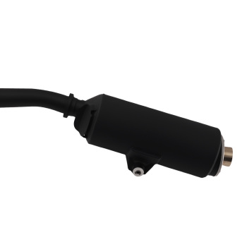 Black Exhaust Muffler Assembly compatible for Honda TRX500FE/FM Foreman 4x4 2007-2011