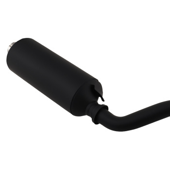 Black Exhaust Muffler Assembly compatible for Honda TRX500FE/FM Foreman 4x4 2007-2011