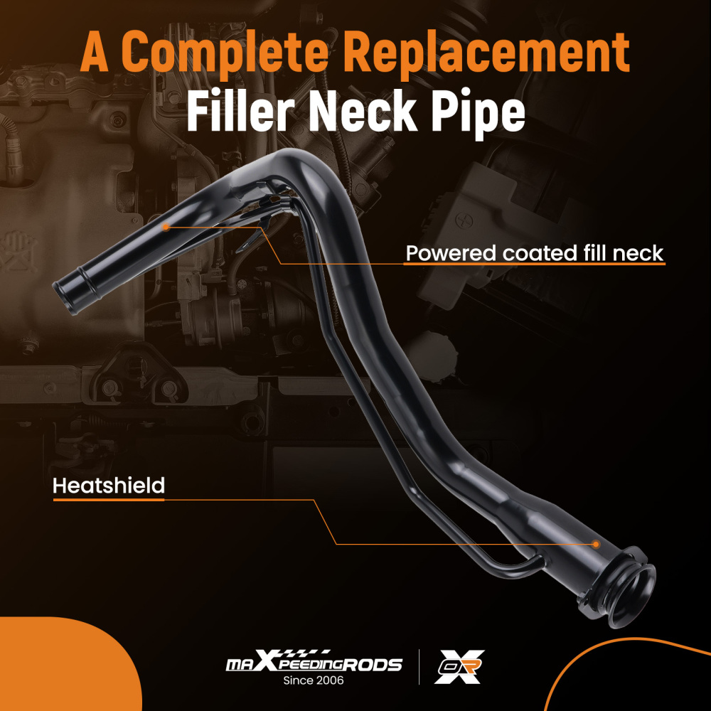 New Fuel Neck Assembly compatible for Mitsubishi EVO 4 5 6 C9PA 1996-2004 MR135982 Black