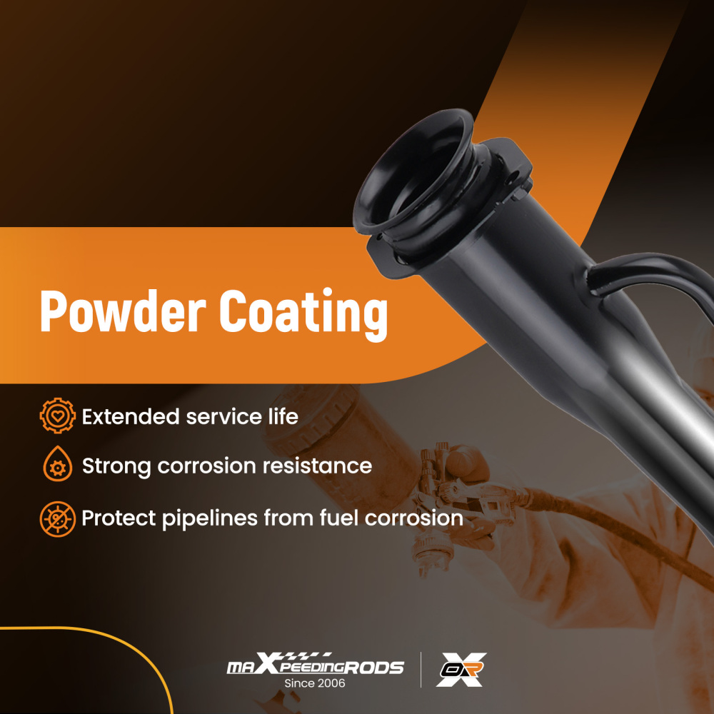 New Fuel Neck Assembly compatible for Mitsubishi EVO 4 5 6 C9PA 1996-2004 MR135982 Black