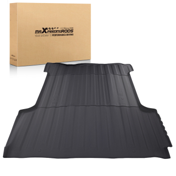 5.5FT TPE Truck Bed Mat compatible for Ford F-150 2015-2024 Black All Weather Cargo Liner