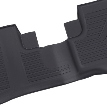 All-Weather Floor Mats compatible for Honda CR-V 2007-2011 Black TPE Car Carpet Full Set