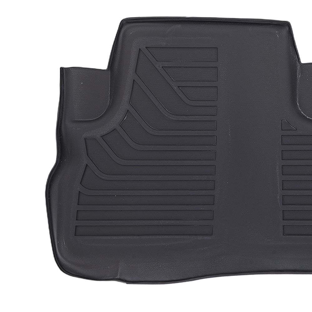 All-Weather Floor Mats compatible for Honda CR-V 2007-2011 Black TPE Car Carpet Full Set