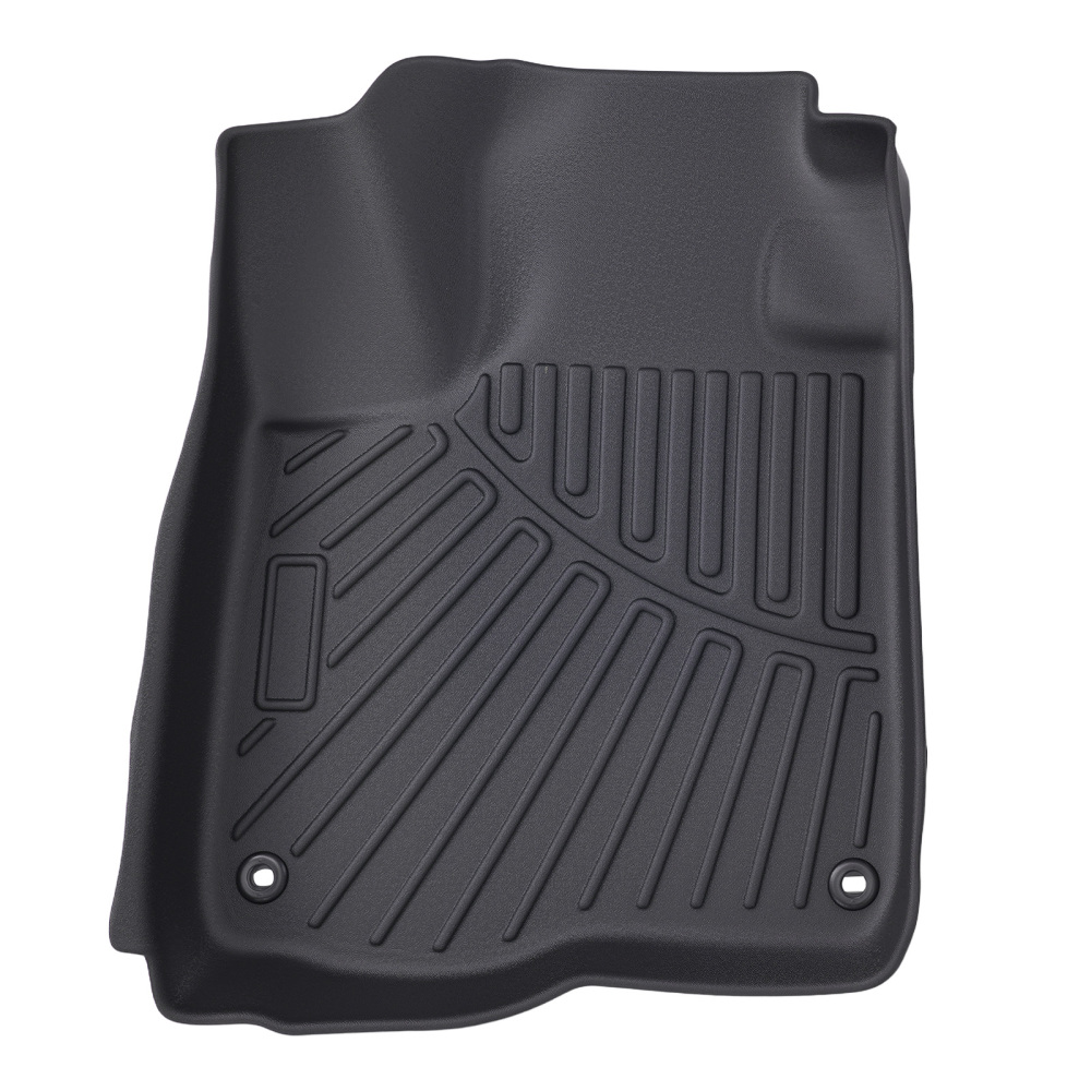 Carpet Floor Mat Set compatible for Honda CR-V 2017-2022 TPE Rubber Full Protection Black
