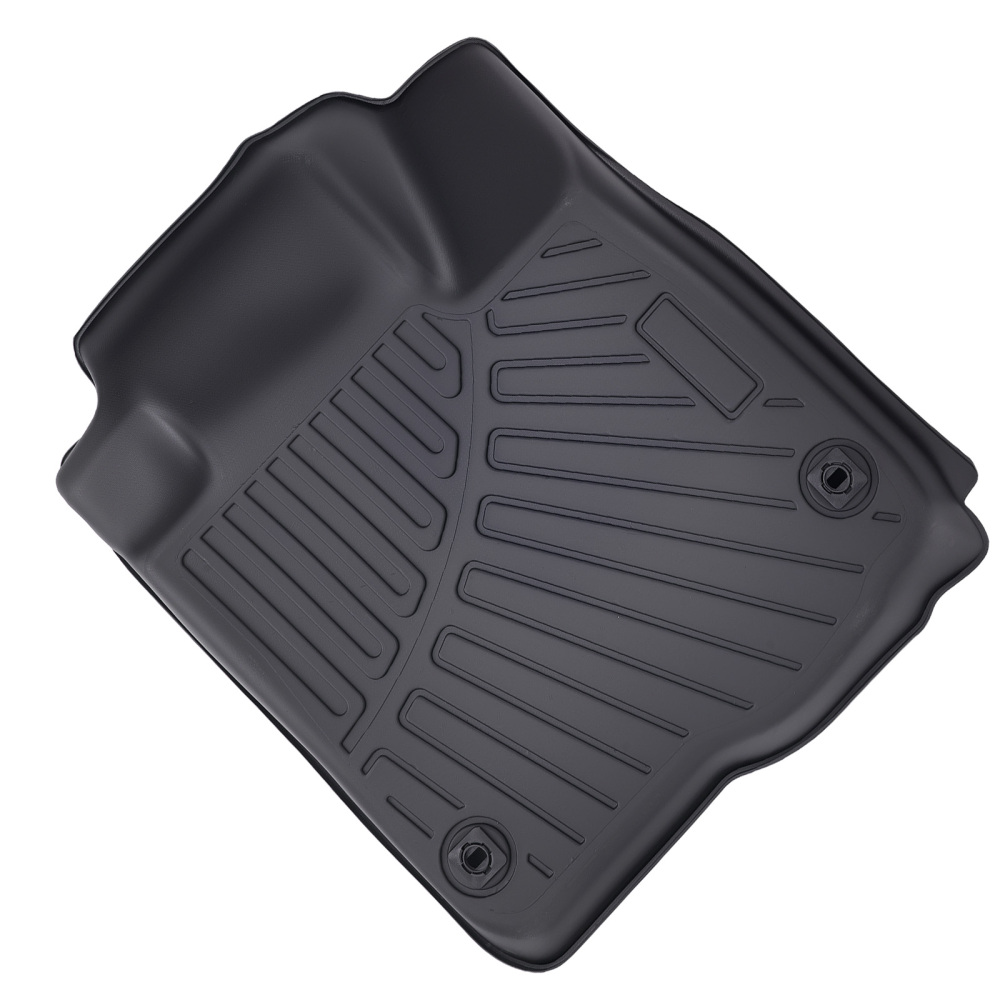 1st2nd Row Floor Mats compatible for Honda CR-V 2023-2025 Black TPE Rubber Floor Liners