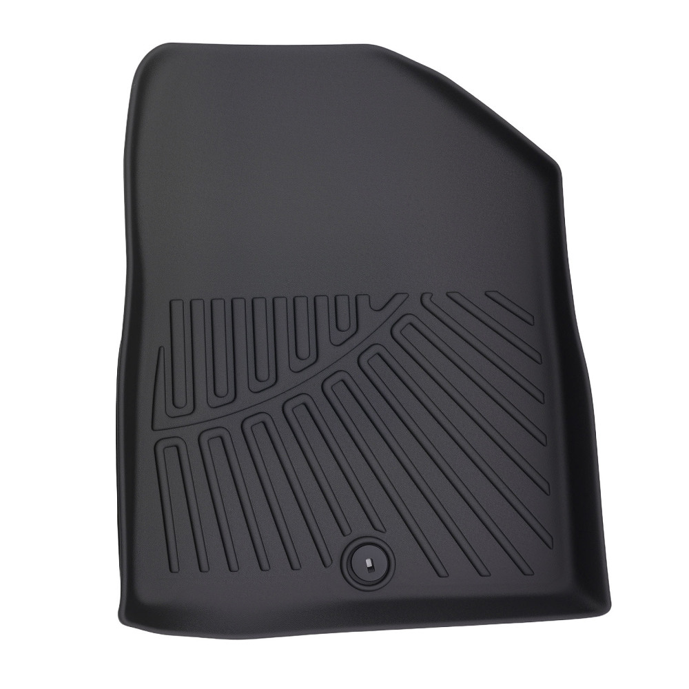 3D Custom Floor Mats compatible for Kia Sorento 2016-2020 Black TPE All Weather Fit