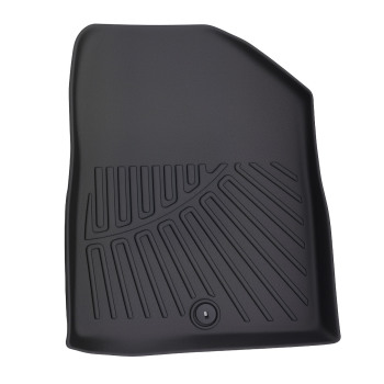 3D Custom Floor Mats compatible for Kia Sorento 2016-2020 Black TPE All Weather Fit