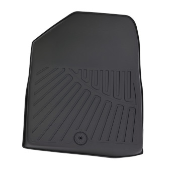 3D Custom Floor Mats compatible for Kia Sorento 2016-2020 Black TPE All Weather Fit