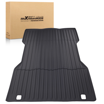 All Season Truck Bed Mat compatible for Toyota Tacoma 2024-2025 5ft Black TPE Protection