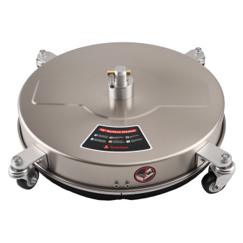 Pressure Washer Surface Cleaner 4000 PSI with 4 Wheels 2 Extended Wands