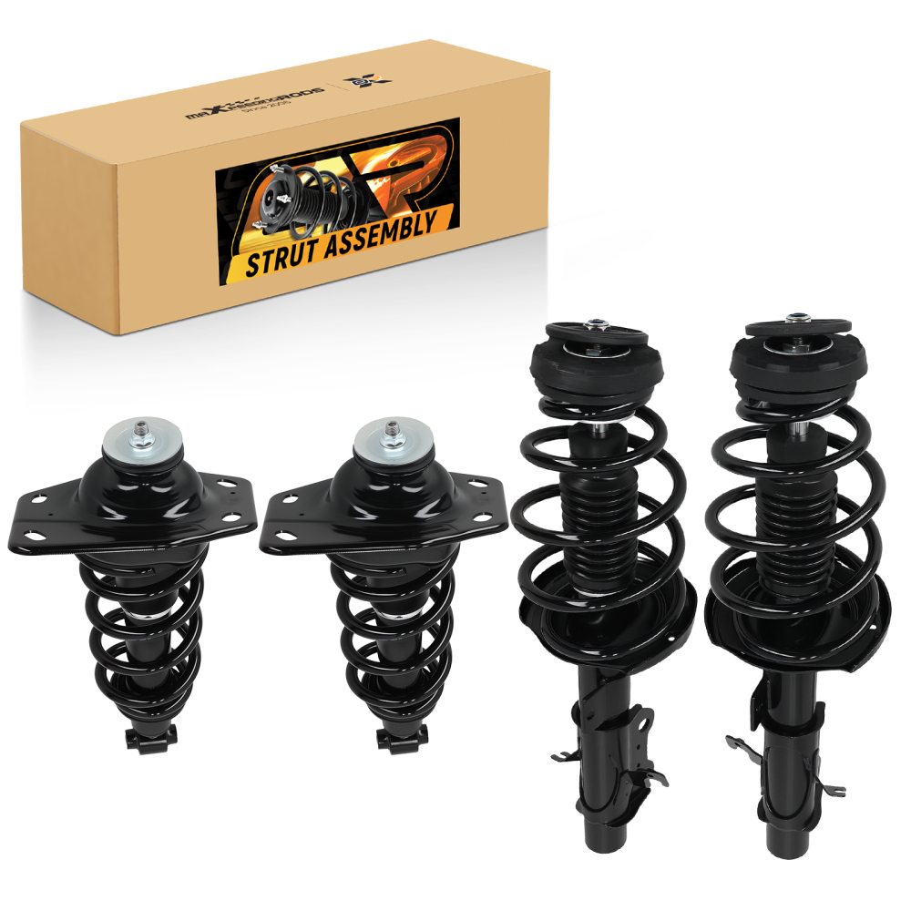 Front Rear Left+Right Suspension Shock Strut Assembly compatible for Chevy Camaro V6 13-15