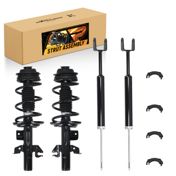 Front Rear Struts Shocks Assembly compatible for Dodge Dart 2013-2016 172642 172641