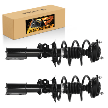 2pcs Front Strut w/ Coil Spring Assembly compatible for Ford Mustang EcoBoost 2015-2020