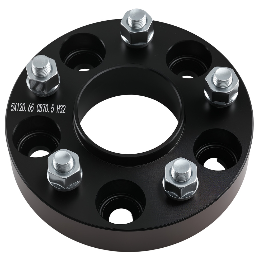 4pc 1.25 Inch Wheel Spacers compatible for Cadillac XLR compatible for Corvette 5x4.75 70.5mm M12x1.5