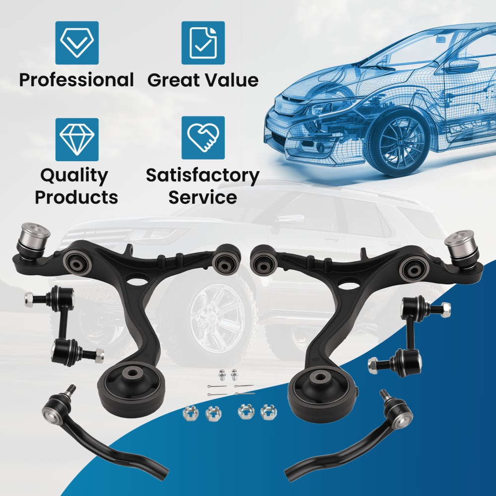 maXpeedingords 8Pcs Front Suspension Kit Compatible for Honda Accord 2008-2012, Compatible for Acura TSX 2009-2014