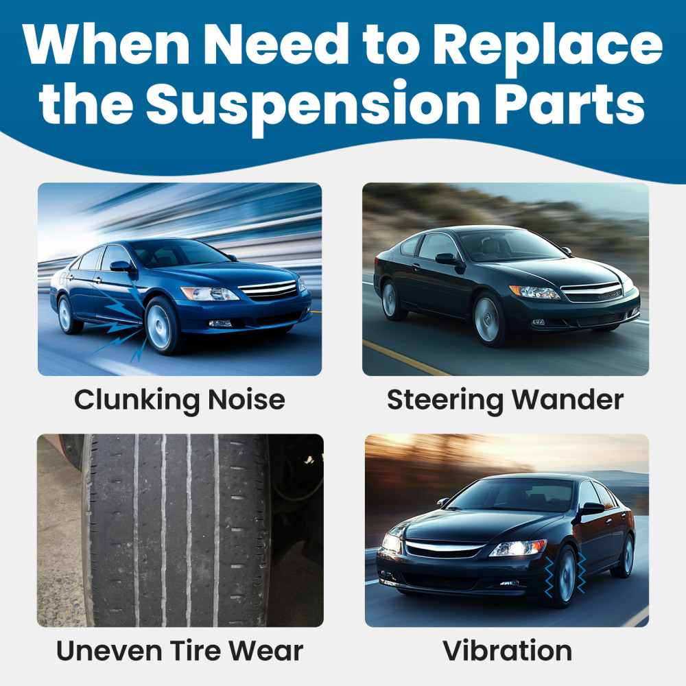 maXpeedingords 8Pcs Front Suspension Kit Compatible for Honda Accord 2008-2012, Compatible for Acura TSX 2009-2014