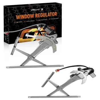 Electric Window Assembly compatible for Honda CR-V 1997-2001 741950 741951 Front LH+RH