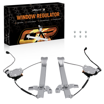 Power Window Lifter Rear compatible for Chevrolet Impala 2006-2016 748510 748511 Pair