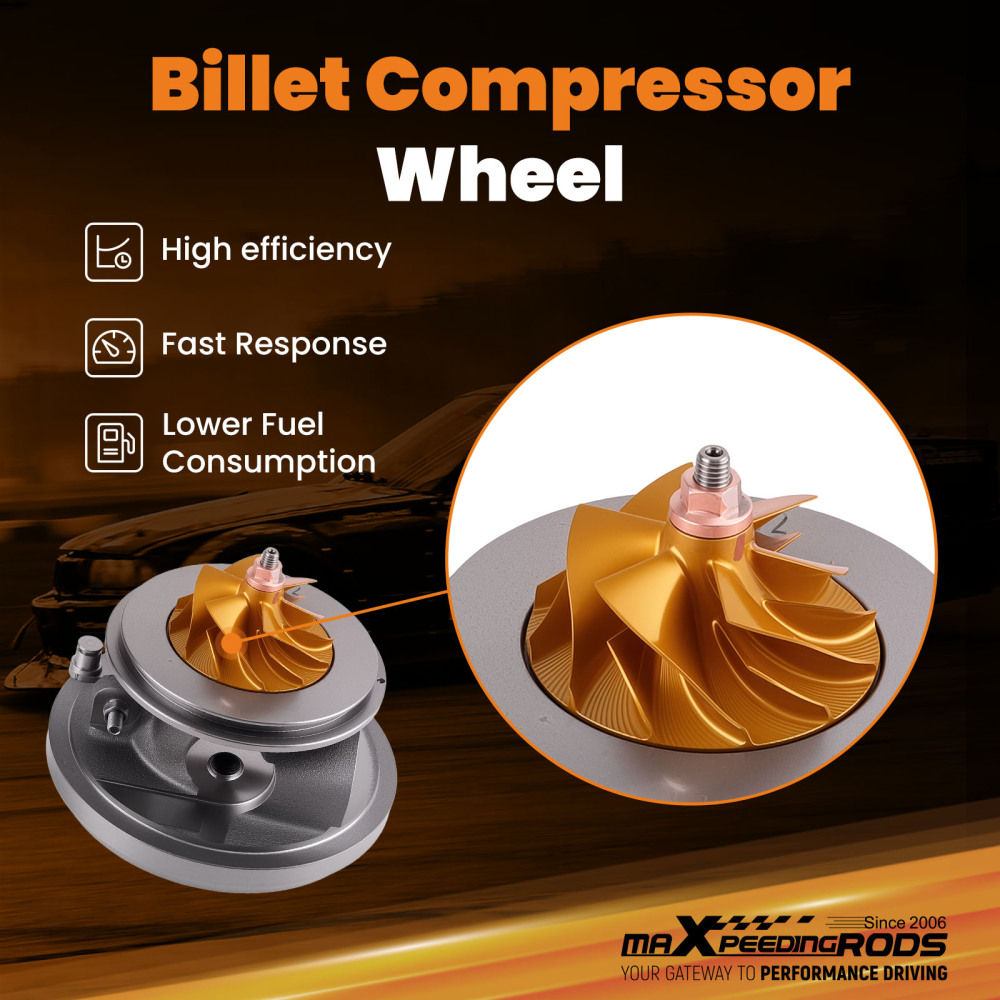 Upgrade Billet Turbo Cartridge CHRA Core compatible for Fiat Fullback Pick-up 2.4 D 2019-