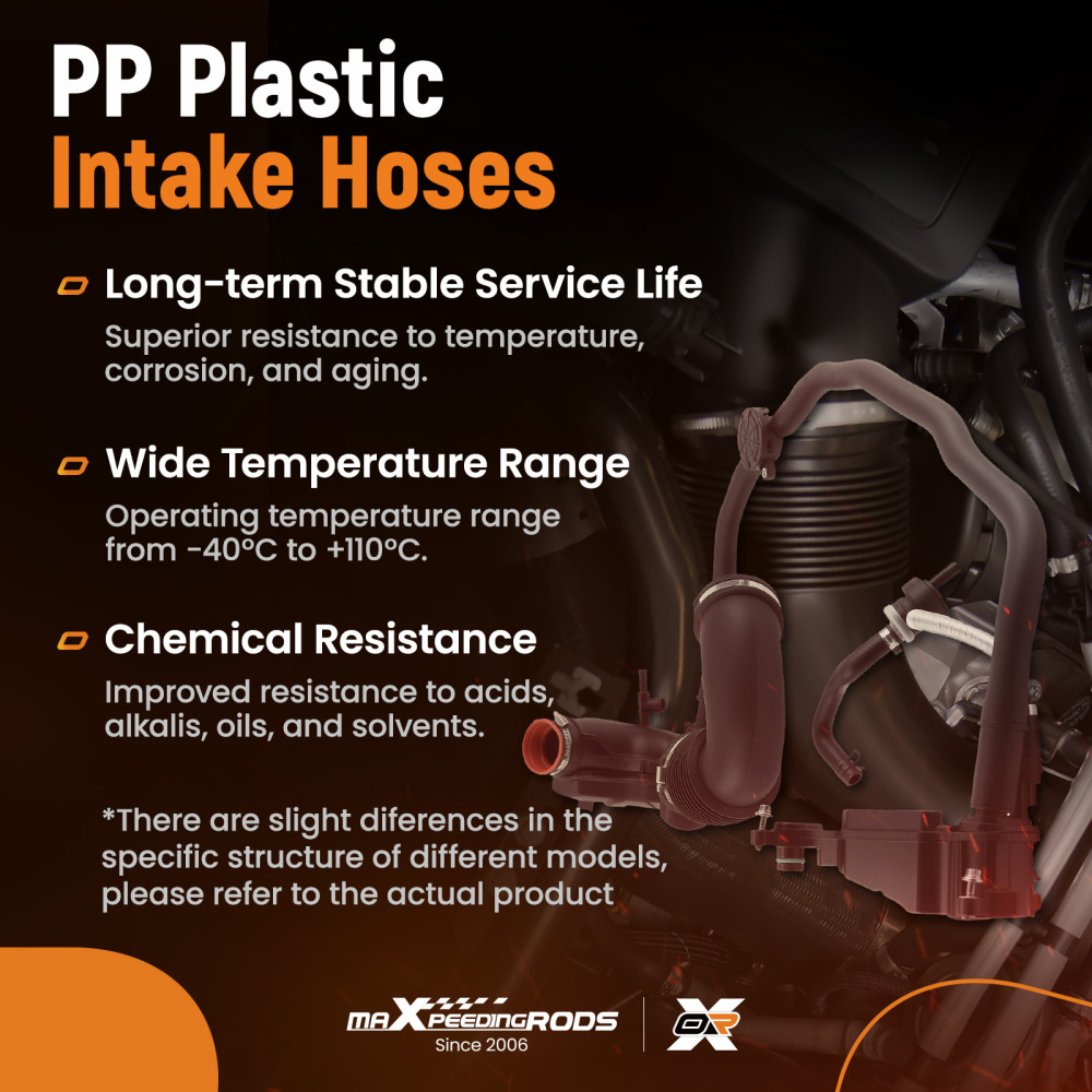 Air Duct Intake Hose compatible for Mercedes CLS E C GLC 2009-2023 2740905700 Black Part