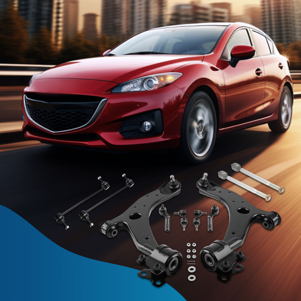 maXpeedingrods 10Pcs Suspension Kit Compatible for Mazda 3 2004-2009 Mazda 5 2006-2015