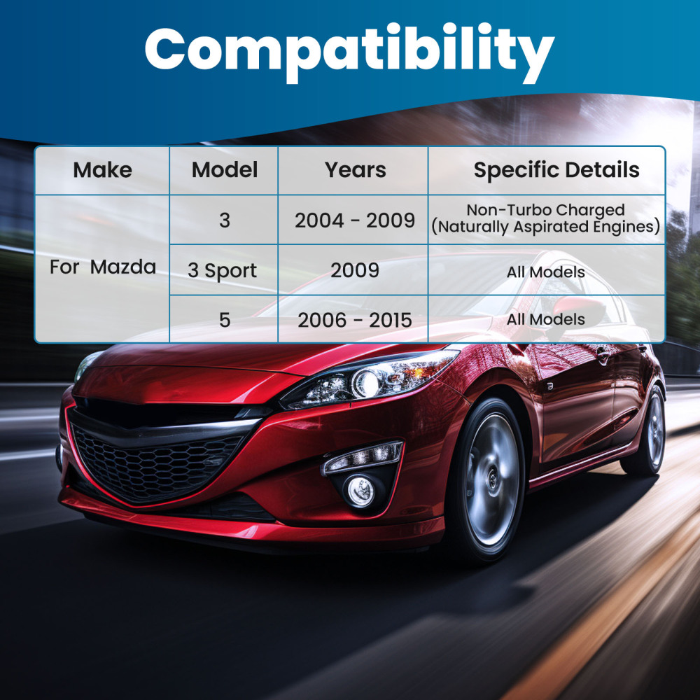 maXpeedingrods 10Pcs Suspension Kit Compatible for Mazda 3 2004-2009 Mazda 5 2006-2015