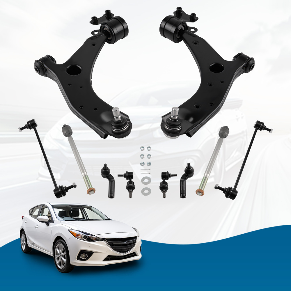 maXpeedingrods 10Pcs Suspension Kit Compatible for Mazda 3 2004-2009 Mazda 5 2006-2015