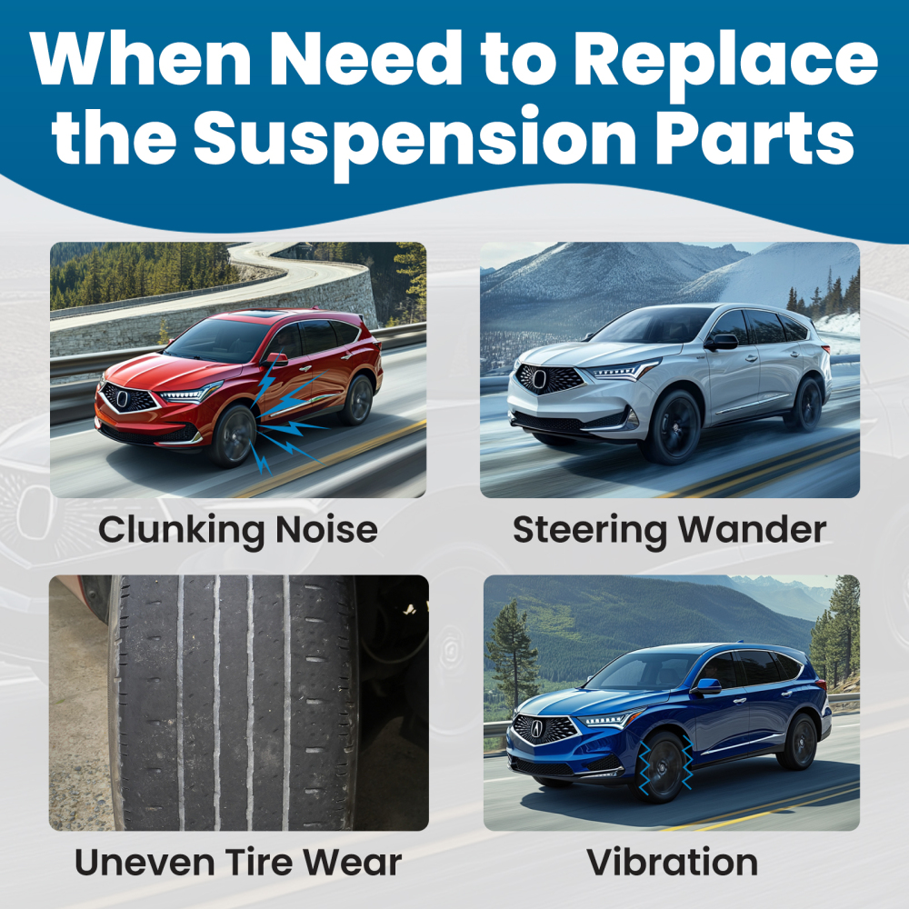 10x Front Lower Control Arms Sway Bar Tierods Kit compatible for Honda Pilot 2006 2007 2008