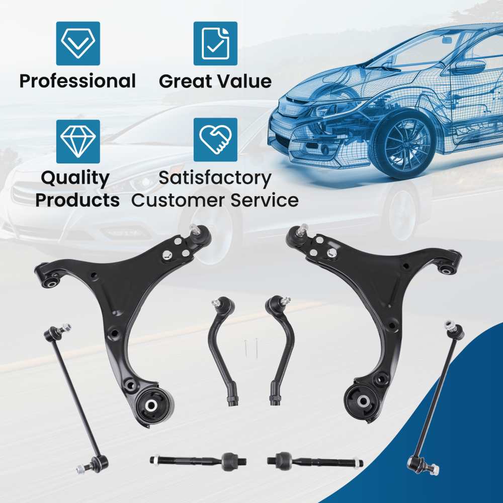 maXpeedingrods 8Pcs Front Suspension Kit for Hyundai Sonata 2011-2014 (Non Sport Suspension)