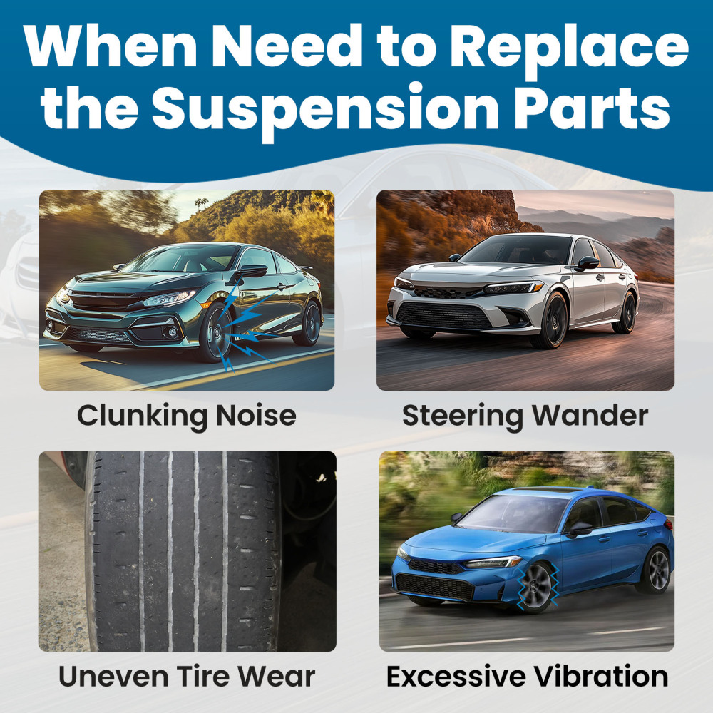 maXpeedingrods 8Pcs Front Suspension Kit for Hyundai Sonata 2011-2014 (Non Sport Suspension)