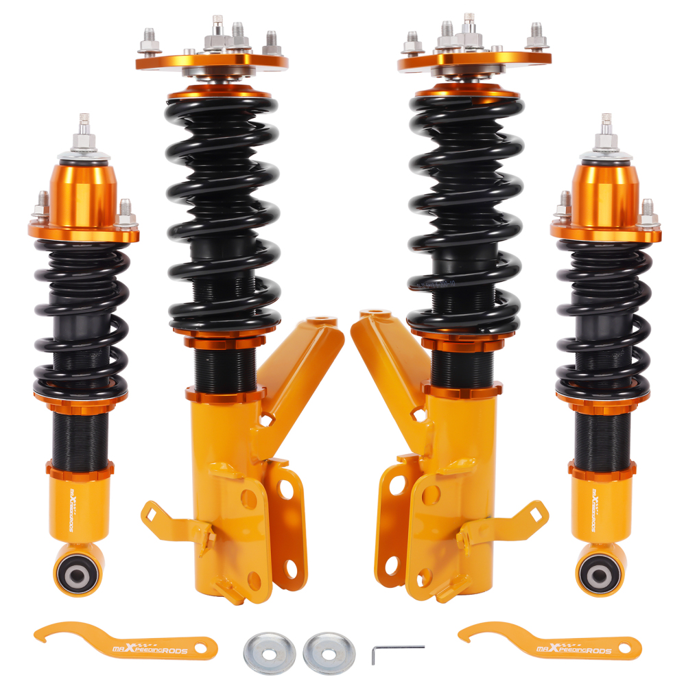 24 Step Adjustable Coilover Damper Kit compatible for Honda Civic Coupe Sedan EM/ES 2001-05