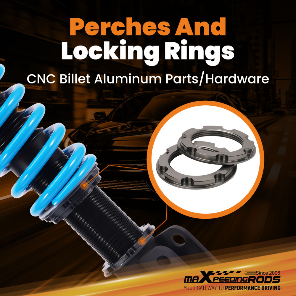 MaXpeedingrods 24 Way Coilovers Kit compatible for Subaru Legacy GT Sedan 4-Door 2000-2004