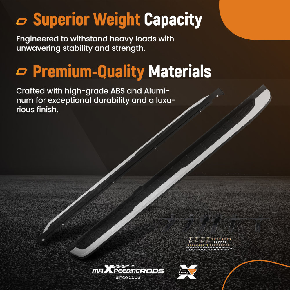 Nerf Bars Running Board Side Step compatible for Honda CR-V 2017-2022 500lbs Capacity