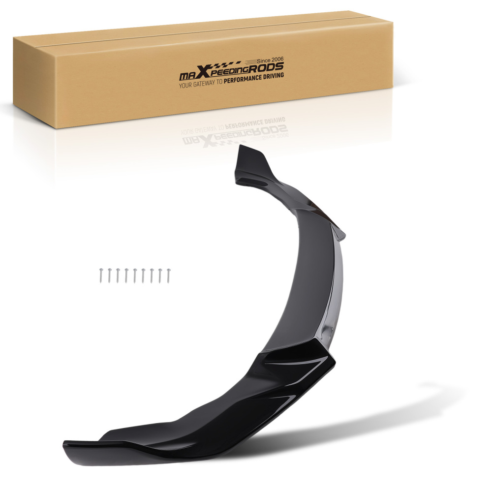 Black Bumper Kit compatible for BMW M2 F87 2 Series 2016-2021 Front Lip Splitter