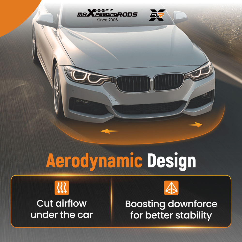 Carbon Look Racing Kit compatible for BMW 2 Series F87 M2 2016+ Front Lip M Style