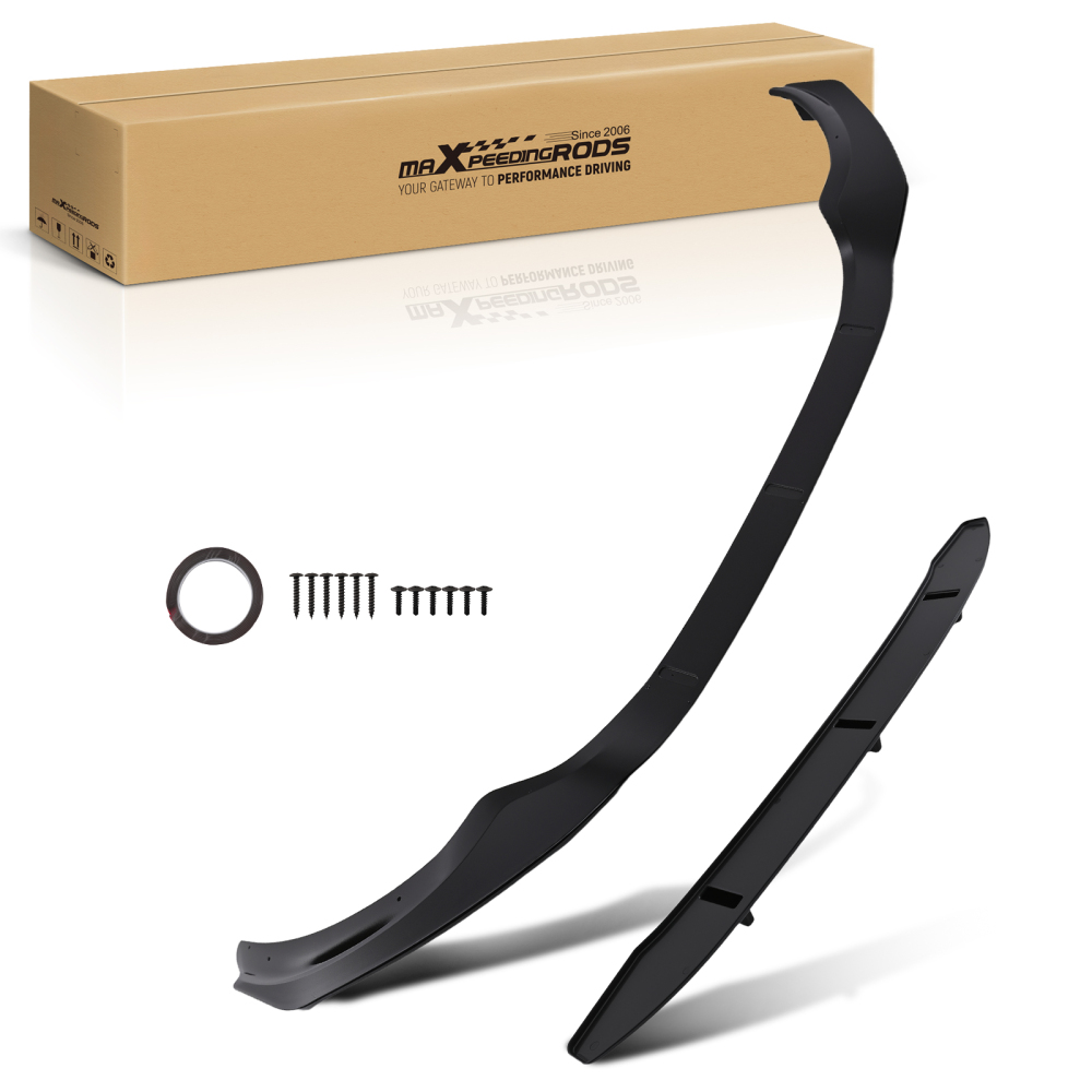 Front Bumper Add On Lip compatible for BMW X3 G01 X4 G02 M Sport 2017-2021 Black