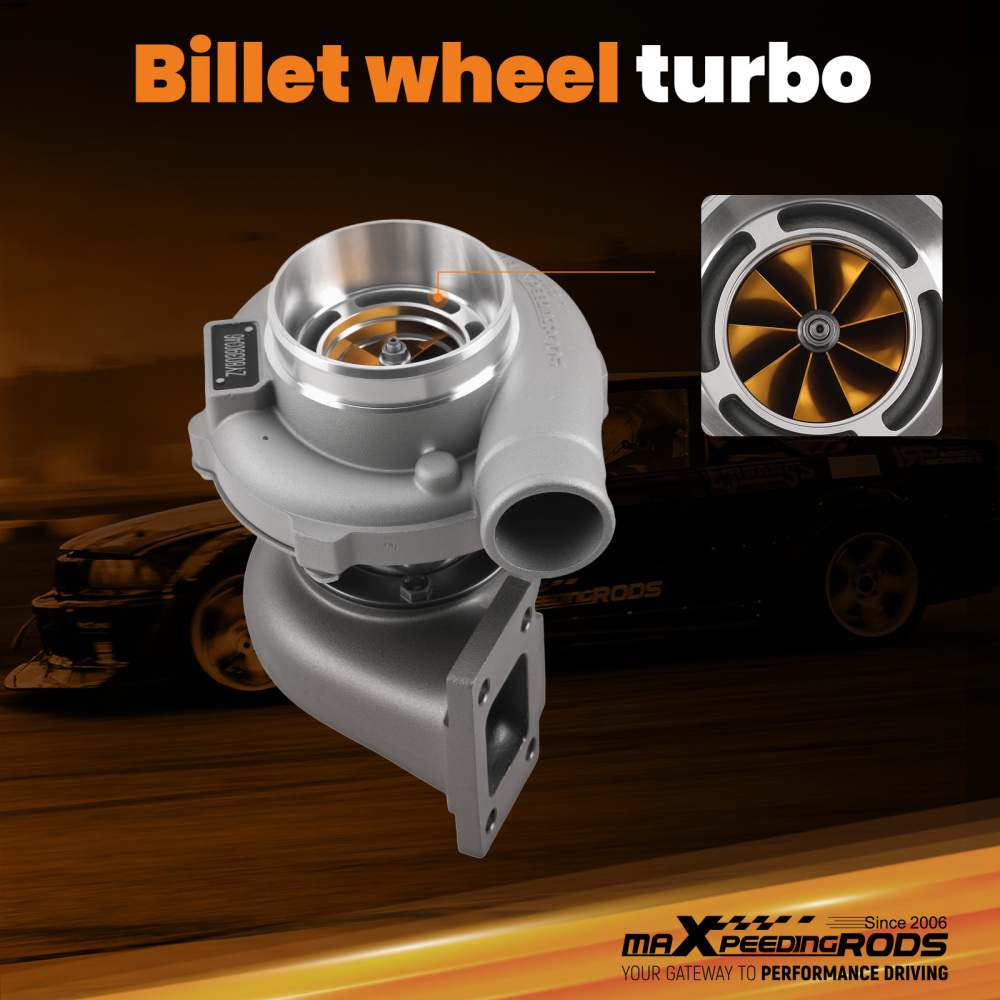 Billet Turbo GT3037 GT3076R GT30 500+HP T3 Flange .82 A/R V-Band Turbochager