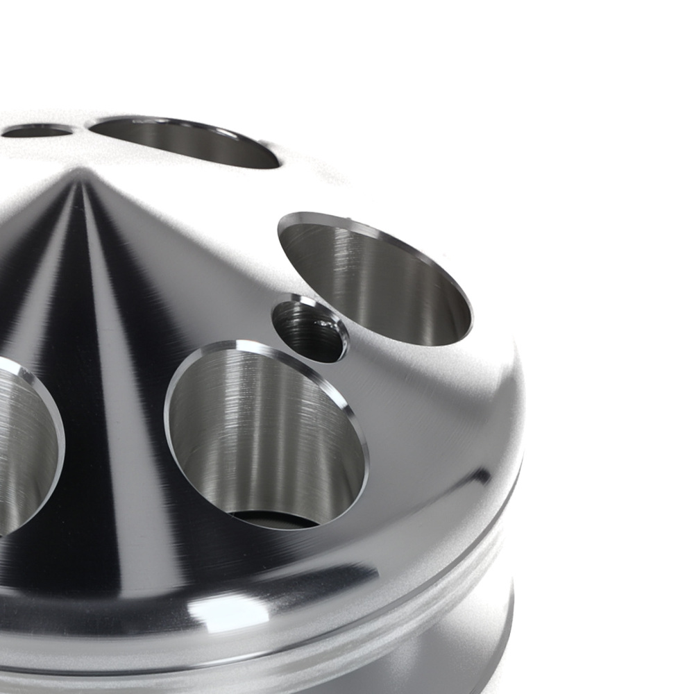 Single Groove Billet PulleyFan compatible for GM Pontiac 326 389 400 455 Direct Fit