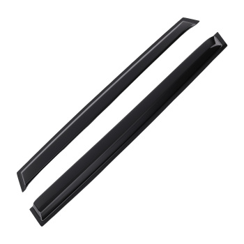 4PC Window Visor Rain Guard Visors Set compatible for Toyota RAV4 2006-2012 Black Tinted