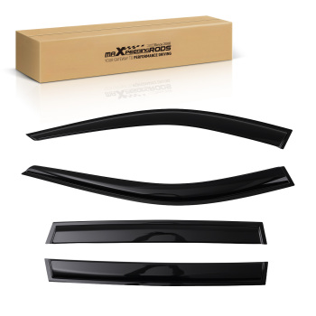 Window VisorVent Guards Rain Visors compatible for Toyota RAV4 2019-2024 4pcs Black