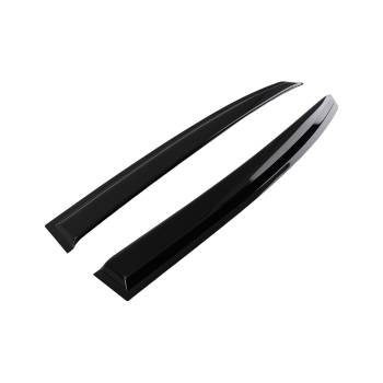 4PC Side Window Visors Rain Guards Pack compatible for Kia Rio 2018-2023 Black Tinted