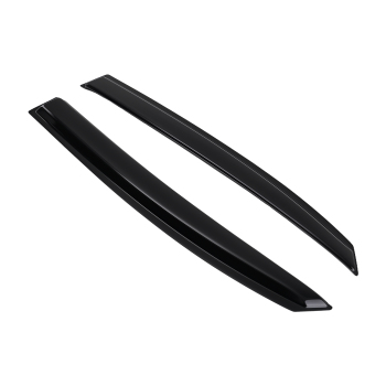 4PC Side Window Visors Rain Guards Pack compatible for Kia Rio 2018-2023 Black Tinted