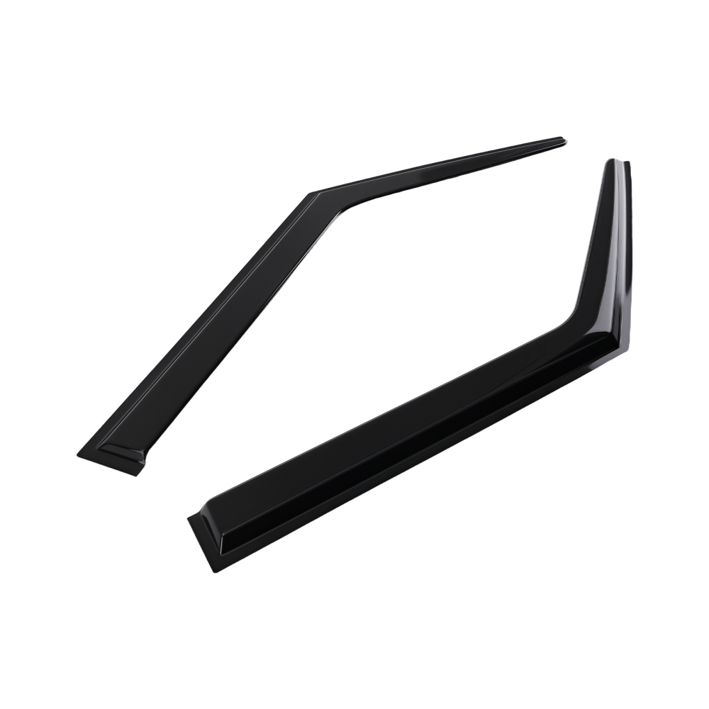 4Piece Rain Guard Window Visors compatible for Kia Soul 2014-2019 FrontRear Black Tinted